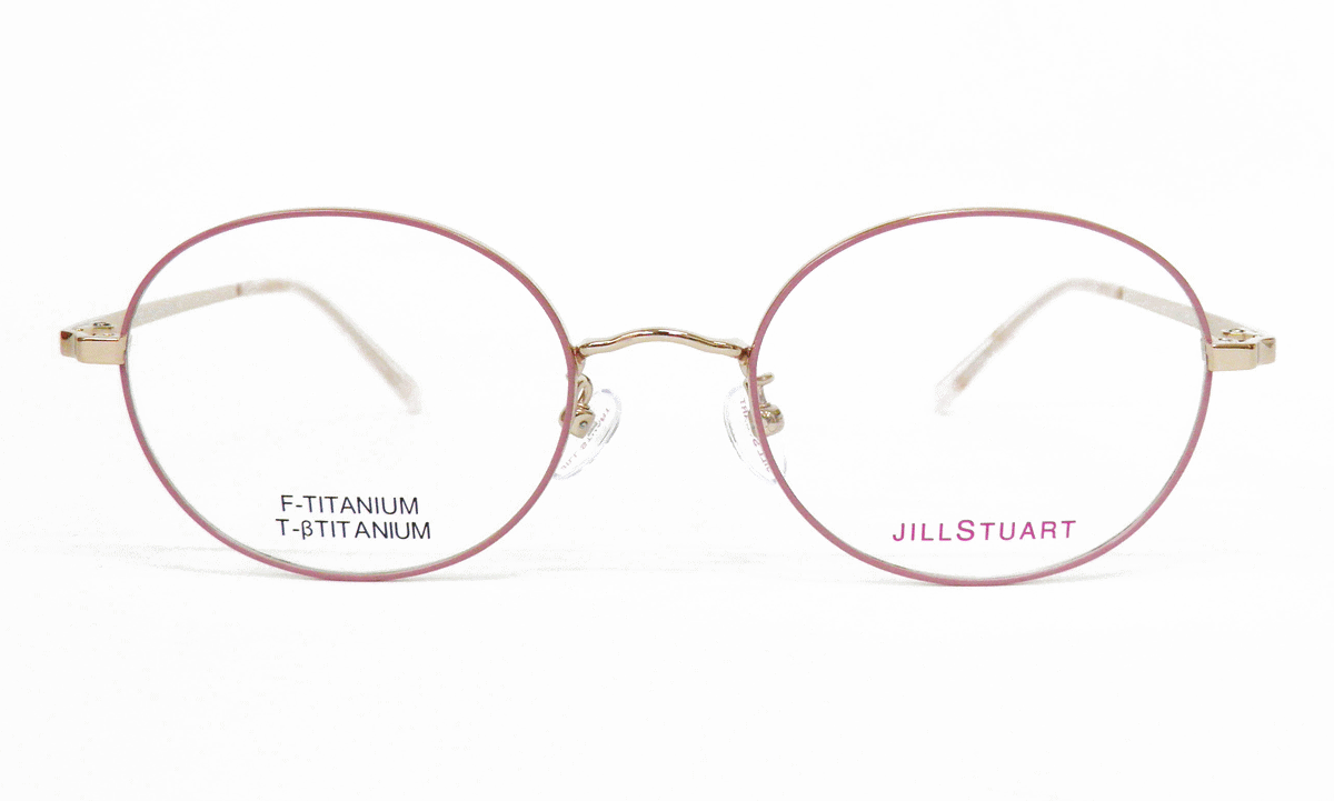 送料無料!【JILL STUART ジルスチュアート 05-0226 Col.01(ライトゴールド・ピンクベージュ)】薄型非球面レンズ付★メガネセット(伊達メガネ・近視・乱視・老眼・遠視)