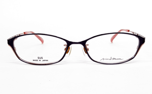 送料無料！北川景子さんイメージキャラクターブランド【vivid moon ビビッドムーン VM-11162 Col.230（グレーパープル）】薄型非球面レンズ付★デザインコレクションメガネセット（伊達メガネ・近視・乱視・老眼・遠視）