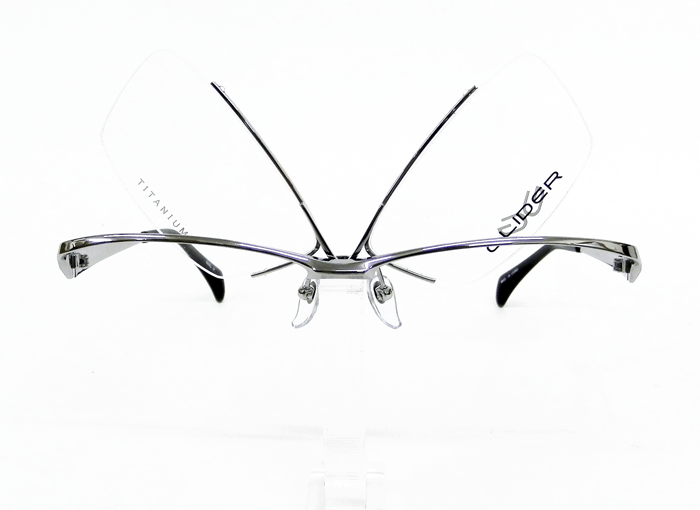 送料無料！薄型非球面レンズ付【GLIDER（グライダー）跳ね上げフレーム GD-2012 Col.2（ライトグレー）】デザインコレクションメガネセット（伊達メガネ・近視・乱視・老眼・遠視）フリップアップ ハネ上げ