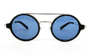 John Lennon（ジョンレノン） JL-523 Col.2（シルバー+ブルー）UVカット付サングラス